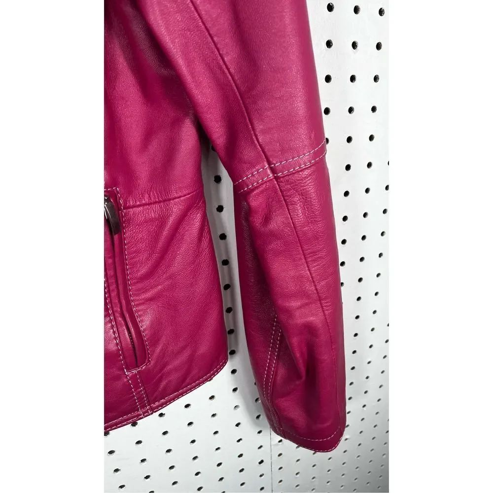Chicos pink leather jacket - Picture 5 of 9